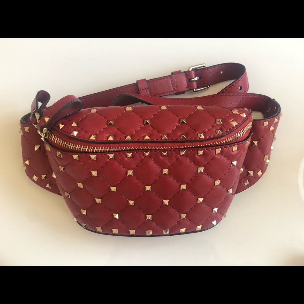 Valentino Rock stud belt bag!